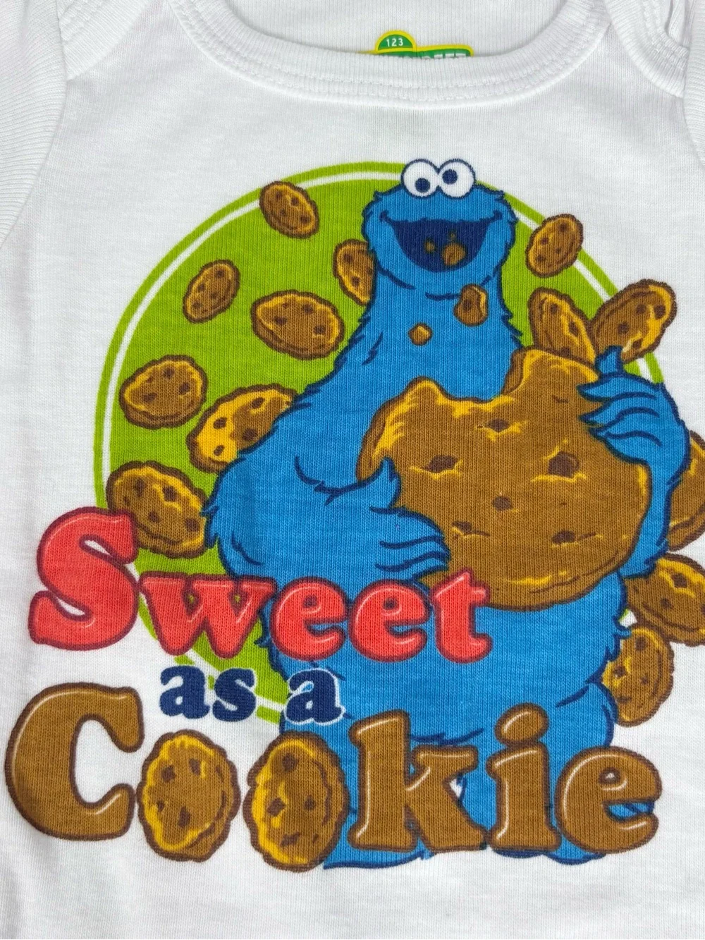 3 Sets of Matching Baby Graphic Onesies Twin 1 2 Disney Sesame Street 0–3 Months